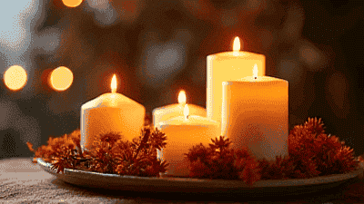 Autumn Candle Displays: Crafting a Warm and Inviting Ambiance