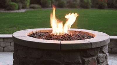 Cozy Outdoor Fire Pit Setup for Enjoying Fall Nights